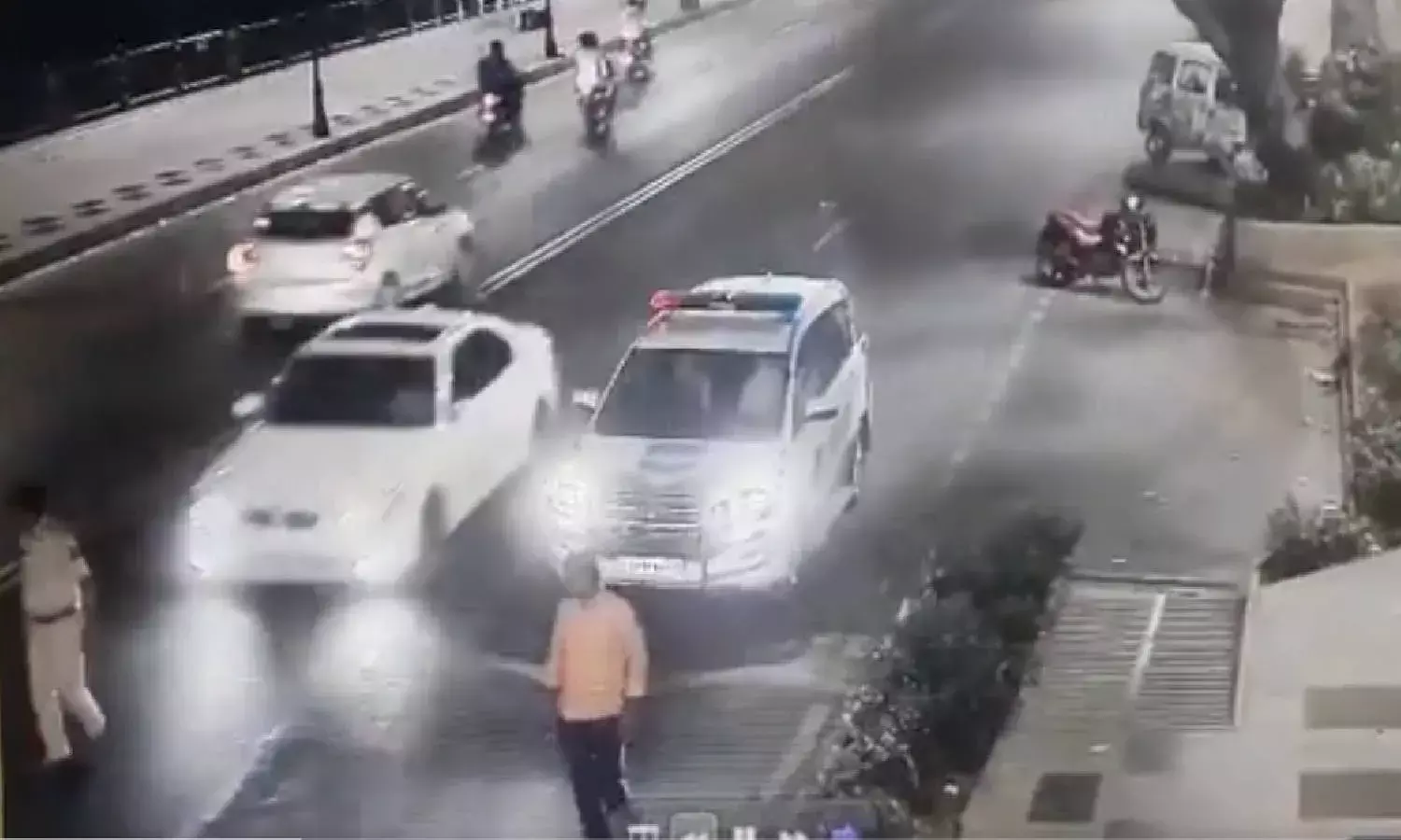 Speedy BMW hits Musheerabad police inspector near Tank Bund; injured