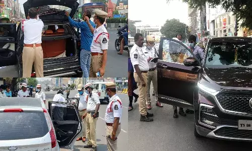 Number plate violations: Over 1,500 cases registered in Hyd in 2 days, Rs. 26K collected in fines
