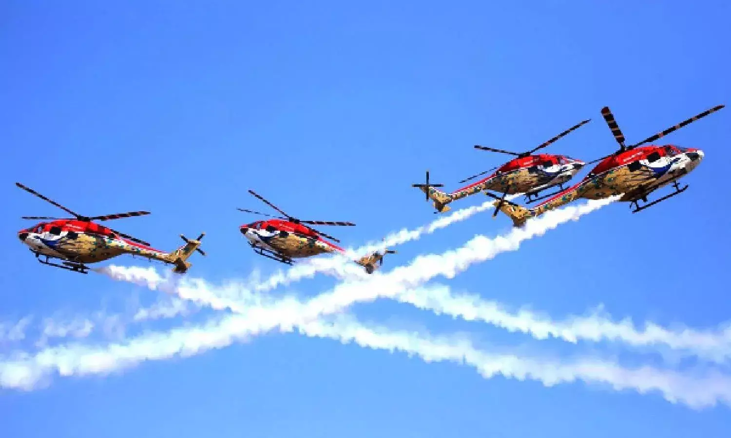 IAFs Sarang team to perform helicopter aerobatics at Wings India 2022