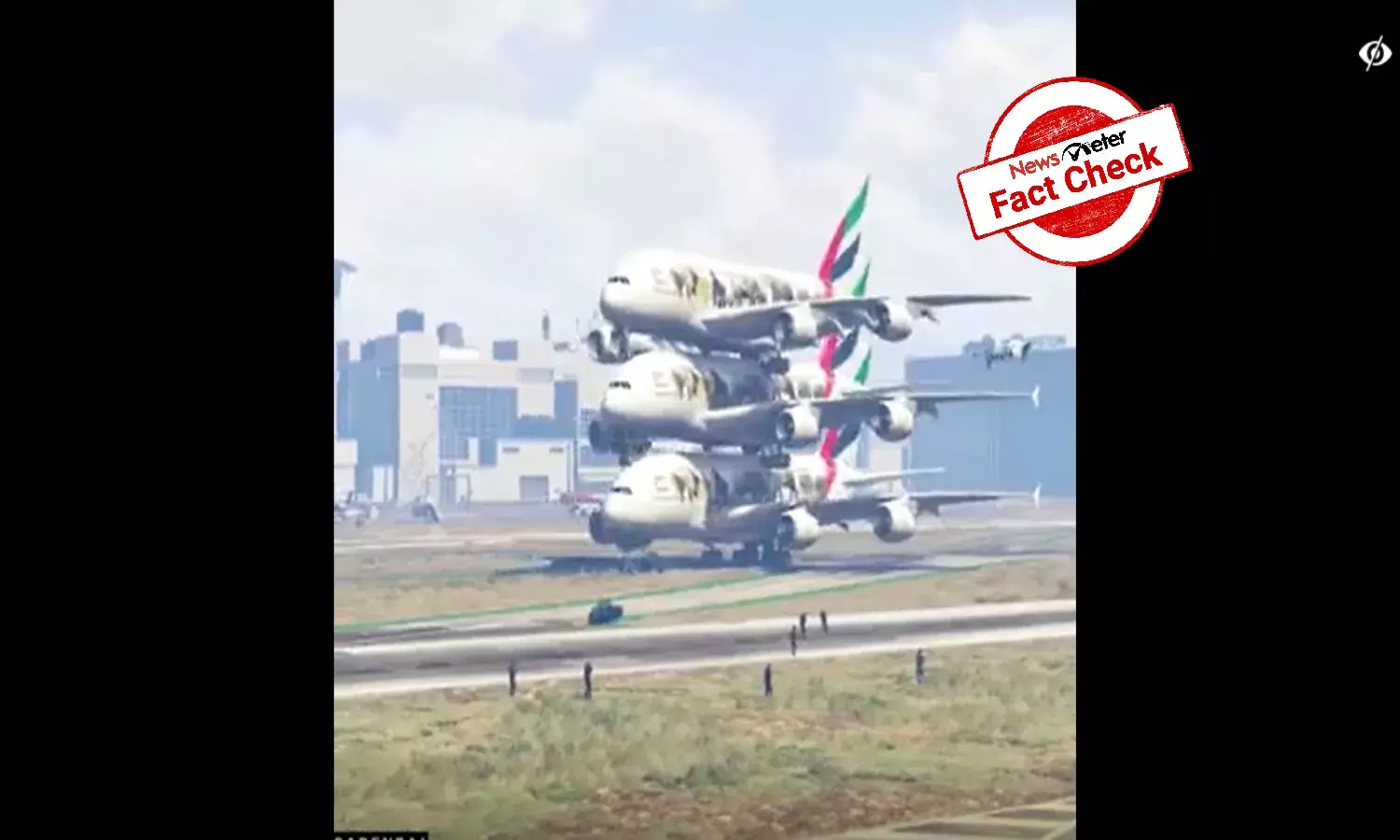 Three-wheeler airplane features in video game, not in real life