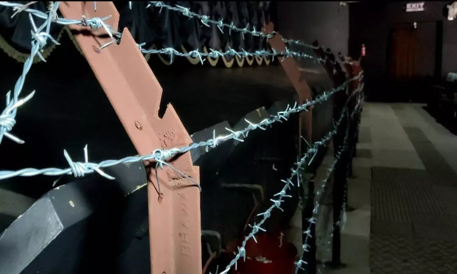 AP theatres, fans get ready for RRR; barbed wires, fences erected to protect screens