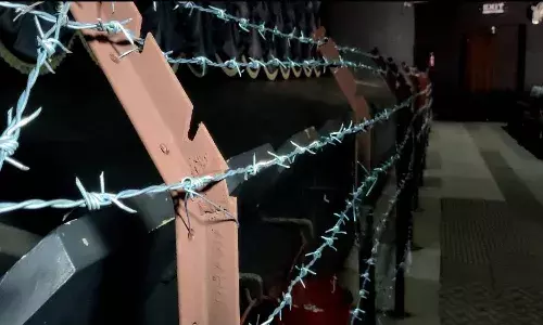AP theatres, fans get ready for RRR; barbed wires, fences erected to protect screens