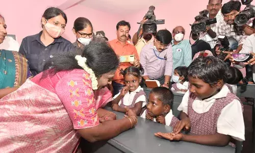 TS Guv donates two-wheeler ambulances to 2 tribal villages in Nallamalla forests