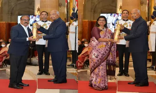 Vaccine couple Krishna Ella, Suchitra Ella conferred Padma Bhushan