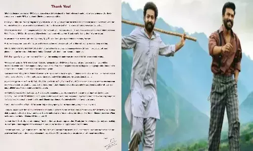 Jr. NTR shares heartfelt note on RRRs success; thanks entire cast, crew, and fans