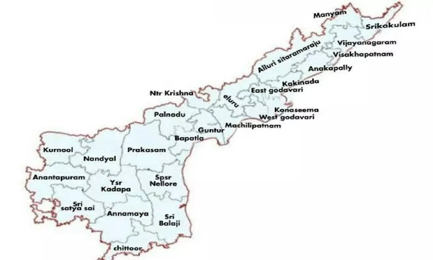 Andhra Pradesh to have 13 new districts from 4 April onwards