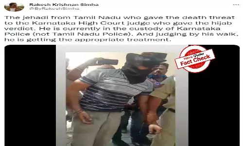 Hijab row: Man arrested in MP did not threaten Karnataka judges