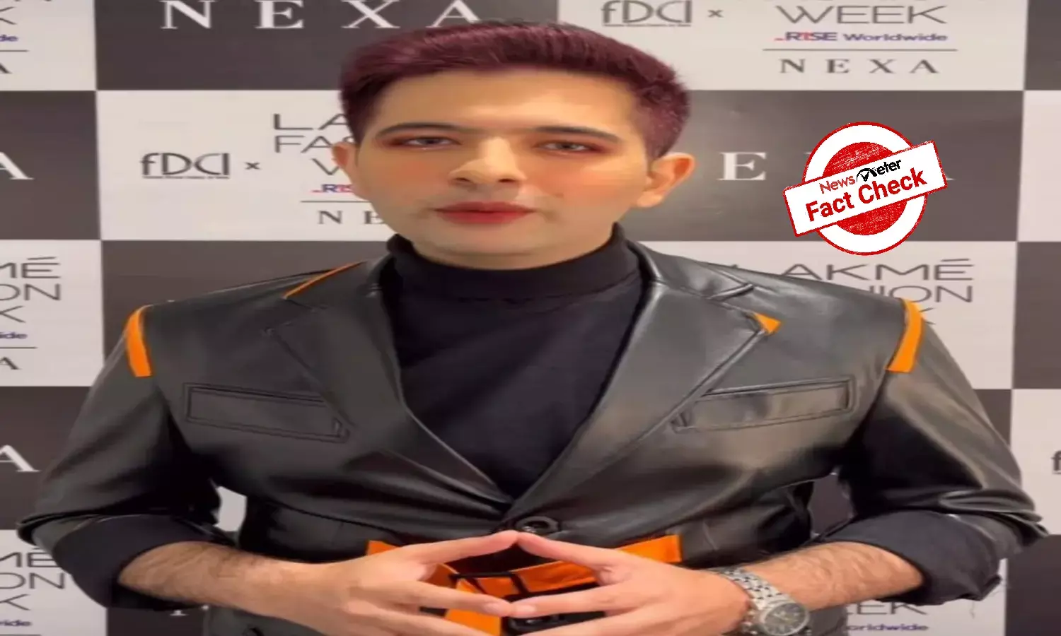 Fact Check: Is the man in viral picture AAP leader Raghav Chadha?