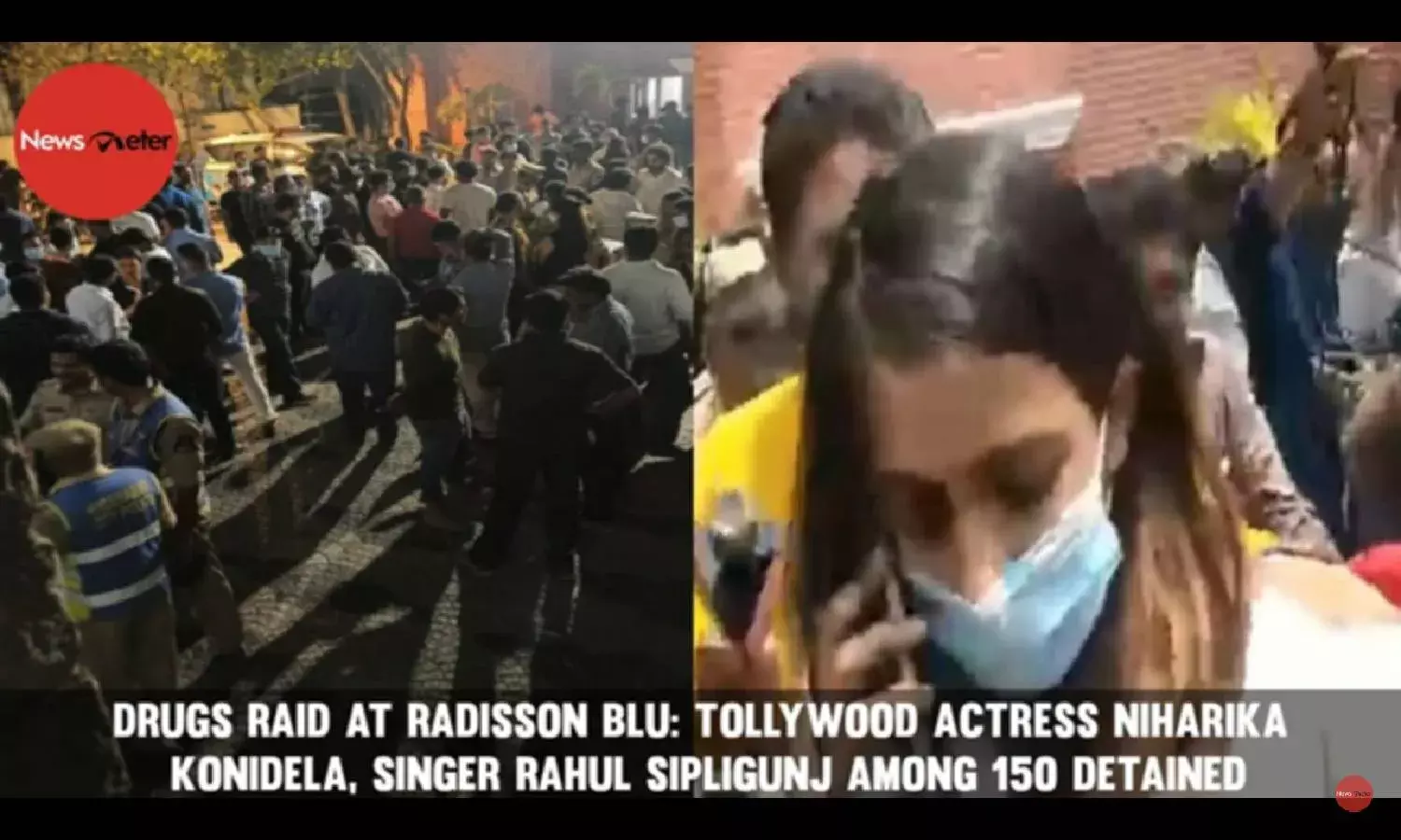 Tollywood Actress Niharika Konidela, singer Rahul Sipligunj among 150 detained