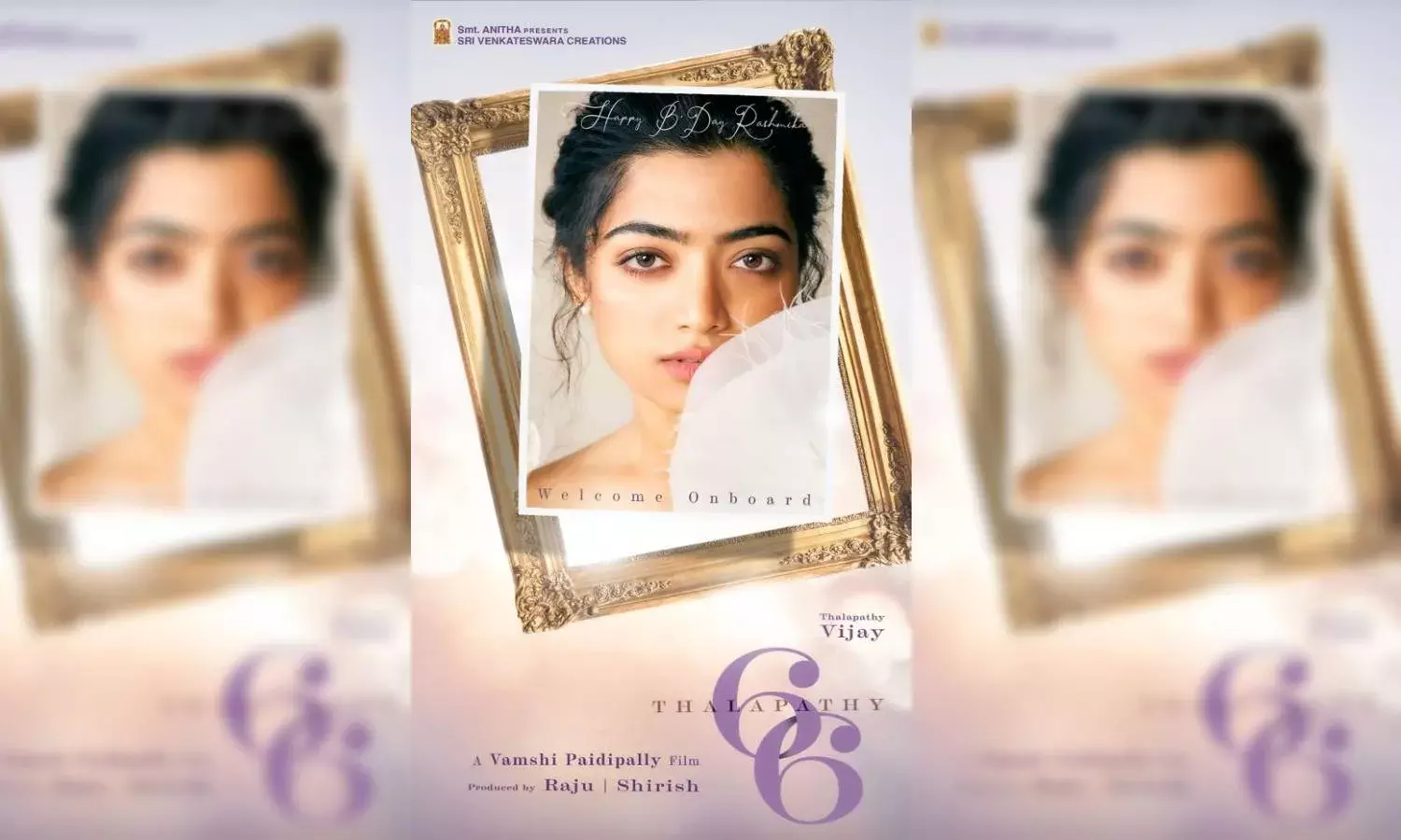 Rashmika Mandanna to star in Thalapathy Vijays 66th film