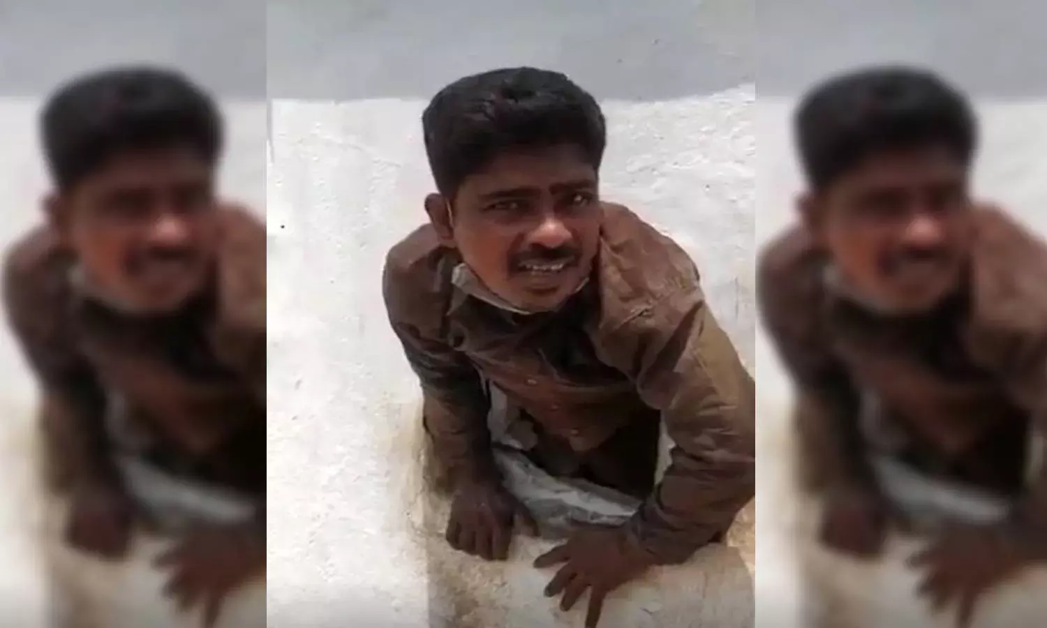 Watch: Thief gets stuck in a temple window while trying to escape in Srikakulam
