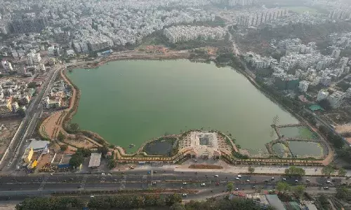 Cycling track to bird island: Raidurgs Malka Cheruvu gets a new makeover