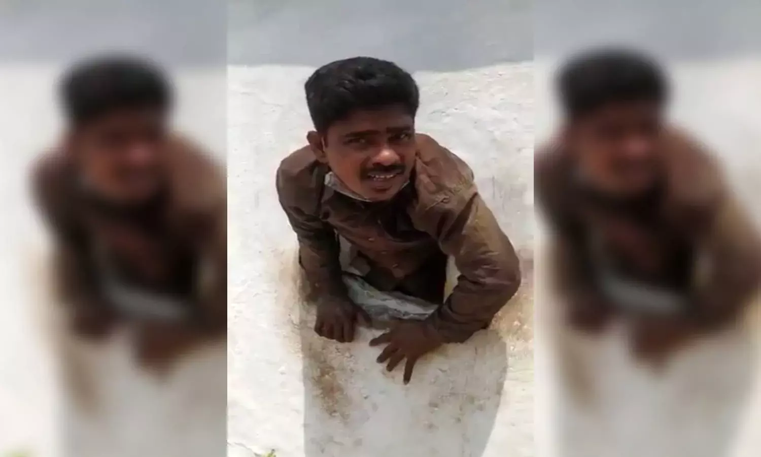 `Divine justice: Fleeing thief gets stuck in temple window at Srikakulam; arrested