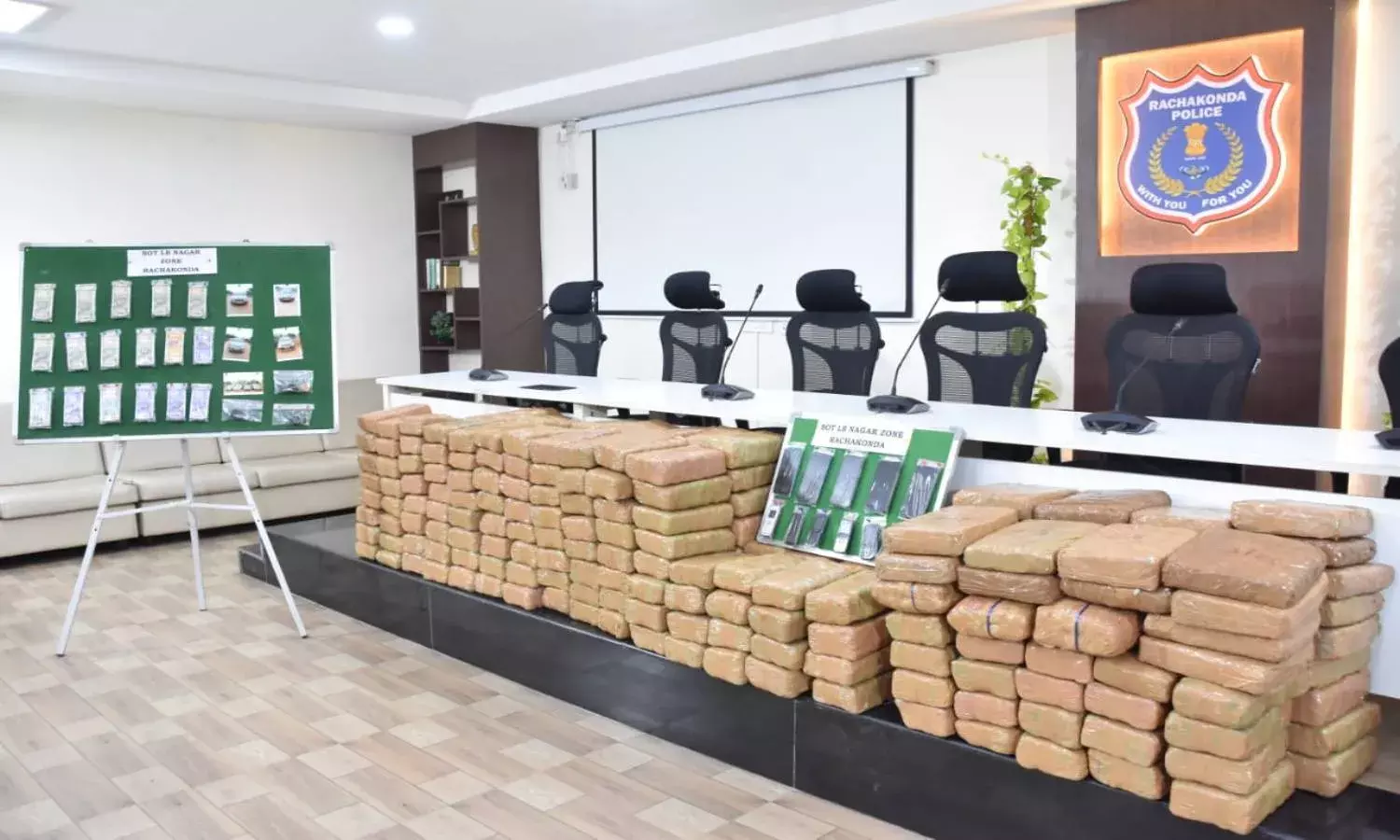 Rachakonda police waging war on drugs, seized 10,567 kg ganja in 4 yrs