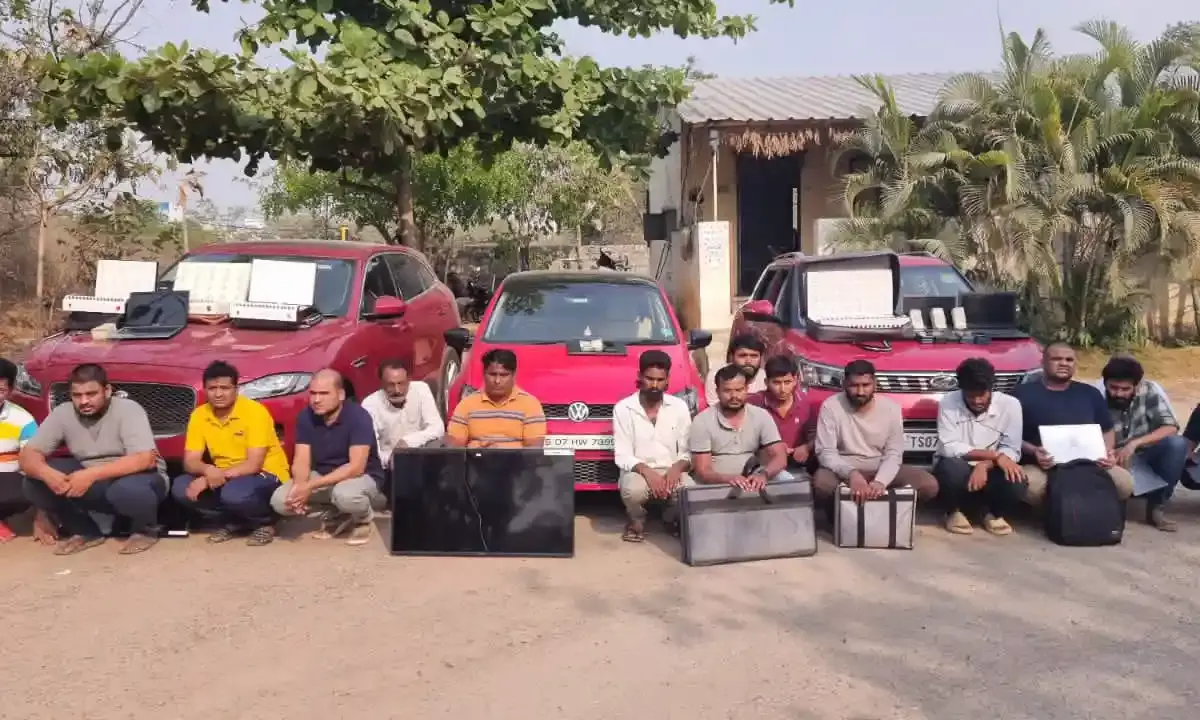 Cyberabad police bust cricket betting racket, arrest 18 bookies, seize Rs. 42L cash