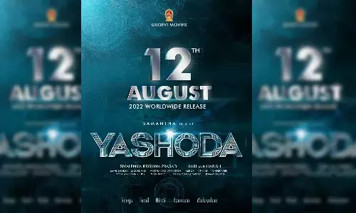 `Yashoda: Samantha starrer to hit screens on August 12