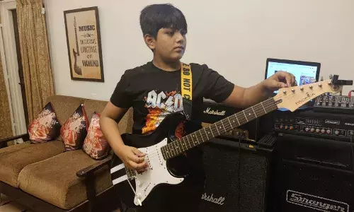 Meet 11YO guitar grandmaster Daniel Geiles, the youngest Indian to clear Grade 8 Rock & Pop exam