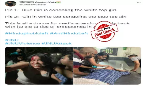 Fact Check: Did students in viral images fake injury?