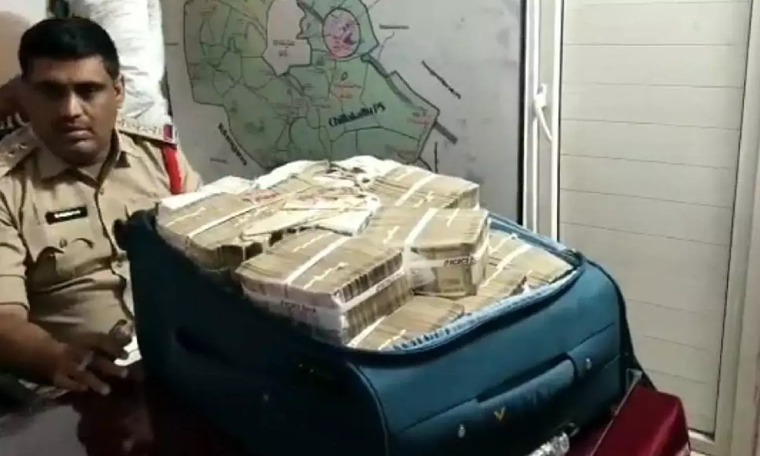 Rs. 2 cr cash seized from RTC bus passenger in NTR district