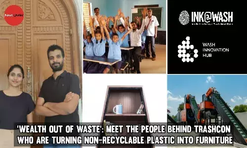 Meet the people behind TrashCon who are turning non-recyclable plastic into furniture