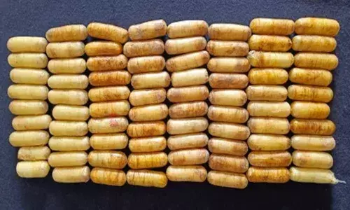 Tanzanian purges smuggled cocaine capsules worth Rs. 11.57 crore
