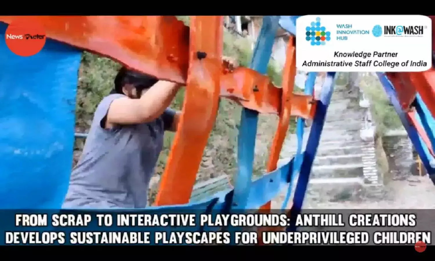 Anthill Creations develops sustainable playscapes for underprivileged children