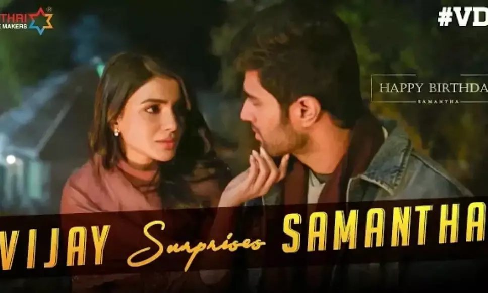 Vijay Deverakonda surprises Samantha on her birthday