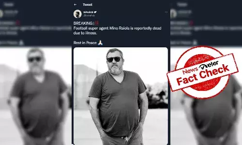 Fact Check: Italian football super agent Mino Raiola is not dead