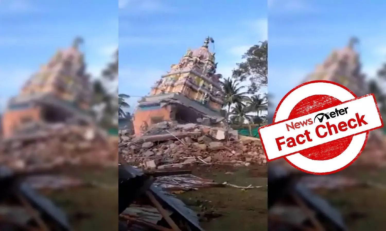 Fact Check: Does this video show 5,000-year-old Bharat Mata temple being demolished in Varanasi?