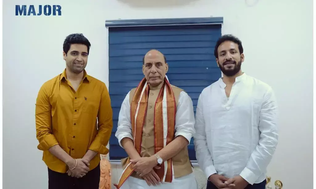 Defence minister Rajnath Singh watches Major trailer; praises the team