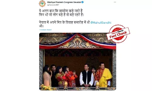 Old picture of Rahul Gandhi, Jyotiraditya Scindia at Bhutanese wedding shared as recent