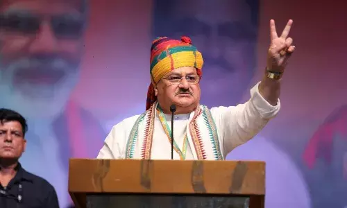 `Telangana Razakar Samiti: Nadda lampoons KCR government, calls it `land mafia