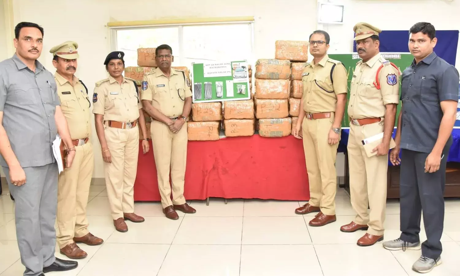 War on drugs: Two peddlers held at Haythnagar; 358-kilo ganja seized