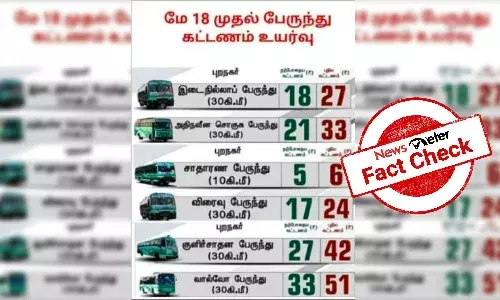 Fact Check: Did Tamil Nadu recently hike bus fares? Find out the truth