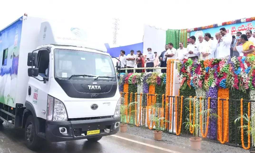 AP launches mobile veterinary ambulance service; 175 ambulances launched