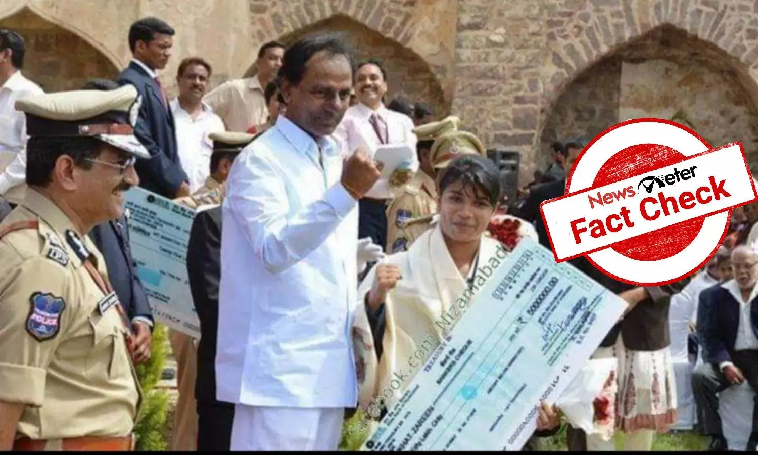 Fact Check: Did KCR give Nikhat Zareen a cash award of Rs. 50L? Heres the truth