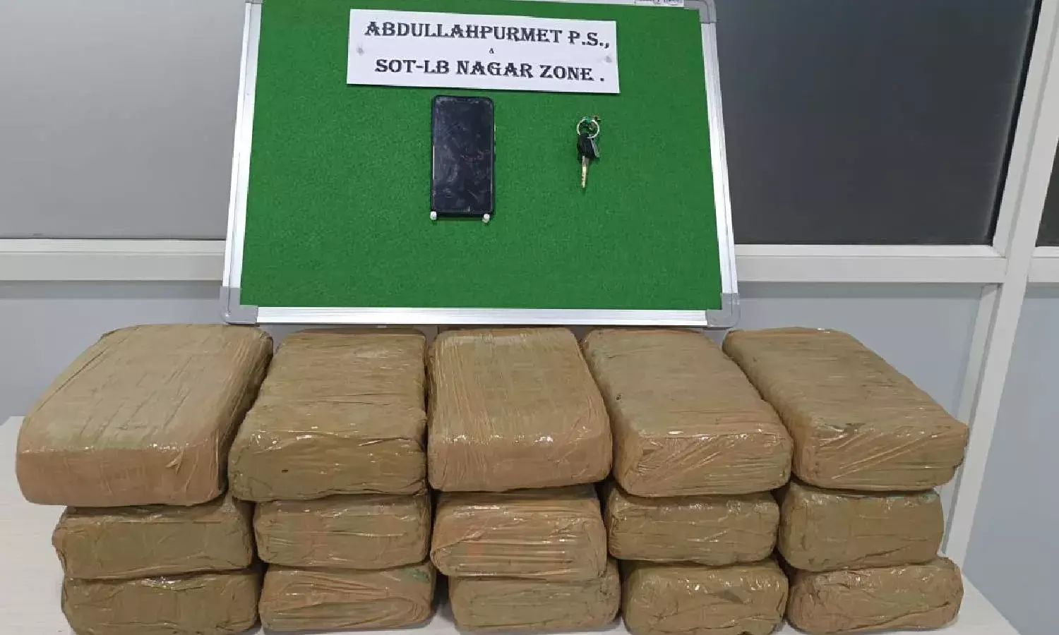 Interstate drug peddler apprehended in Abdullapurmet; 30 kg ganja seized
