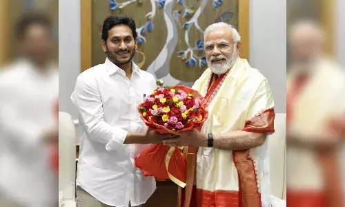 Medical college approvals to Discom arrears: Jagan meets Modi, submits wish list