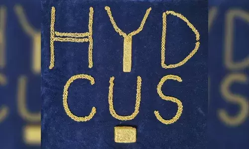 Gold smuggling racket busted at Shamshabad Airport; Covid  testing center staffer among 2 held