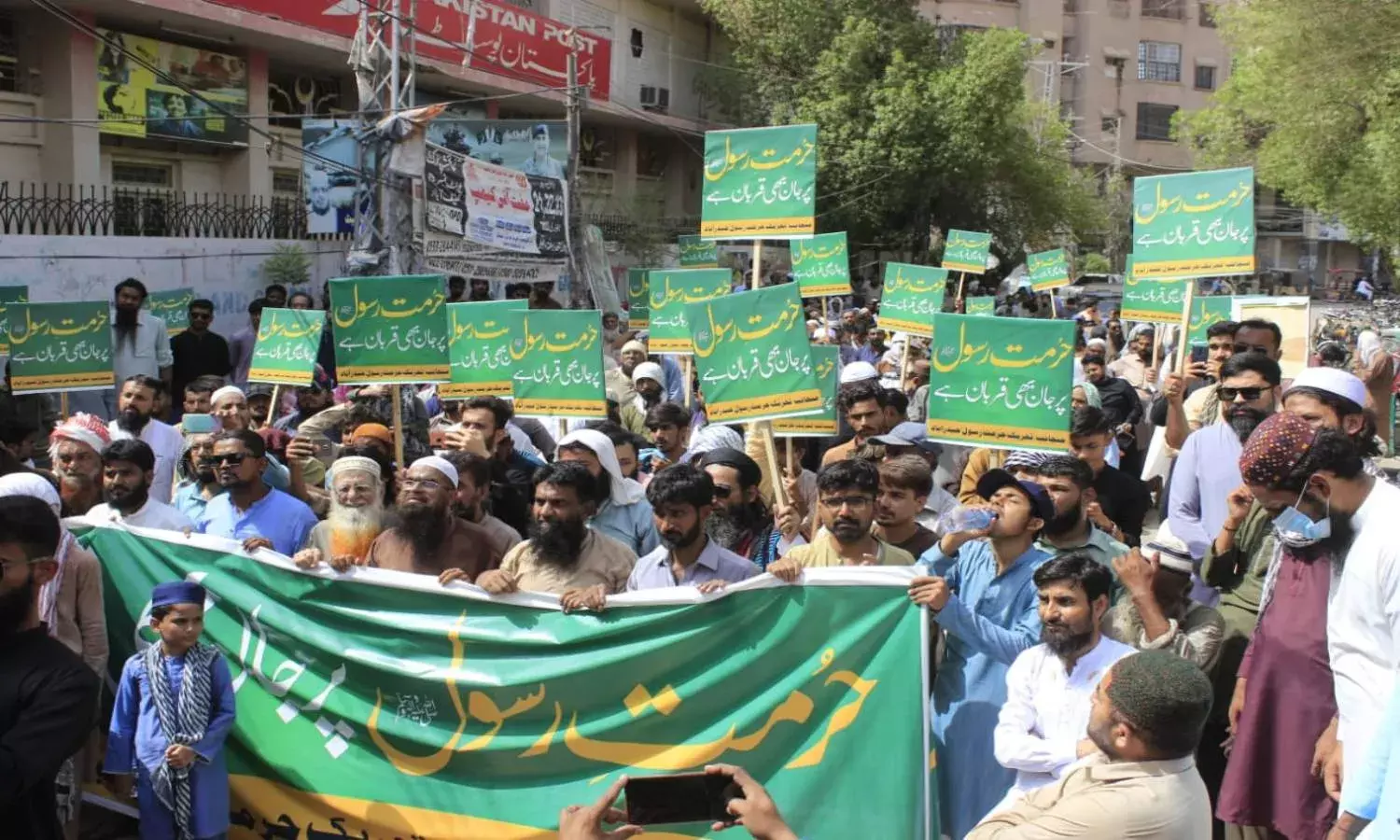 Protests erupt across Hyderabad over BJP leaders controversial remarks about the Prophet