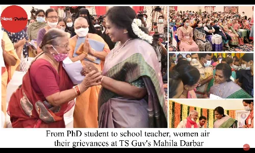 From PhD student to school teacher, women air their grievances at TS Guvs Mahila Darbar