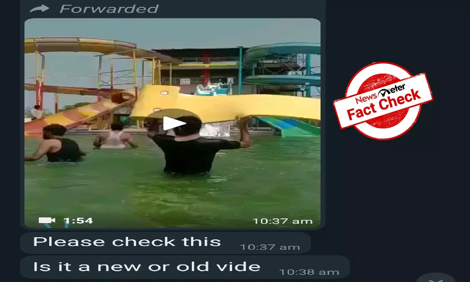 Fact Check: Does this video show a man killed in a water park accident?
