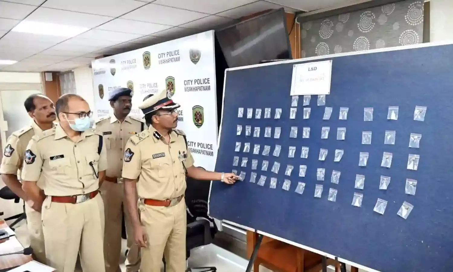 25YO Gajuwaka youth caught with 63 LSD blots