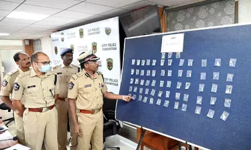 25YO Gajuwaka youth caught with 63 LSD blots