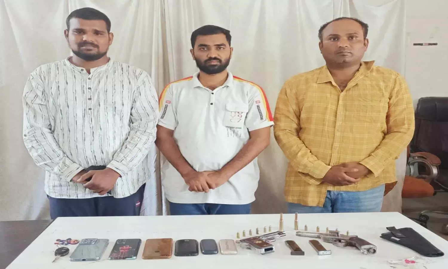 3 men arrested with guns in Miyapur