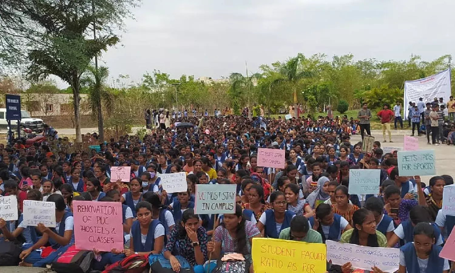 For the Edu min, it looks silly, but its about the life of 7000 plus students: Protests continue at IIIT Basar for 3rd day