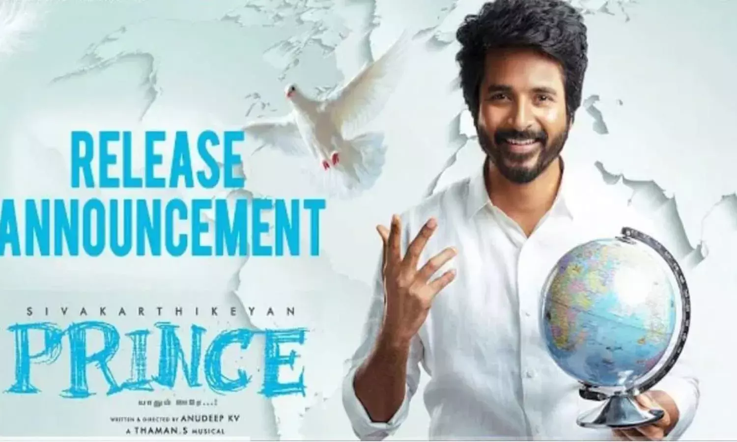 Sivakarthikeyans Telugu debut project Prince to release on Diwali; actor releases video