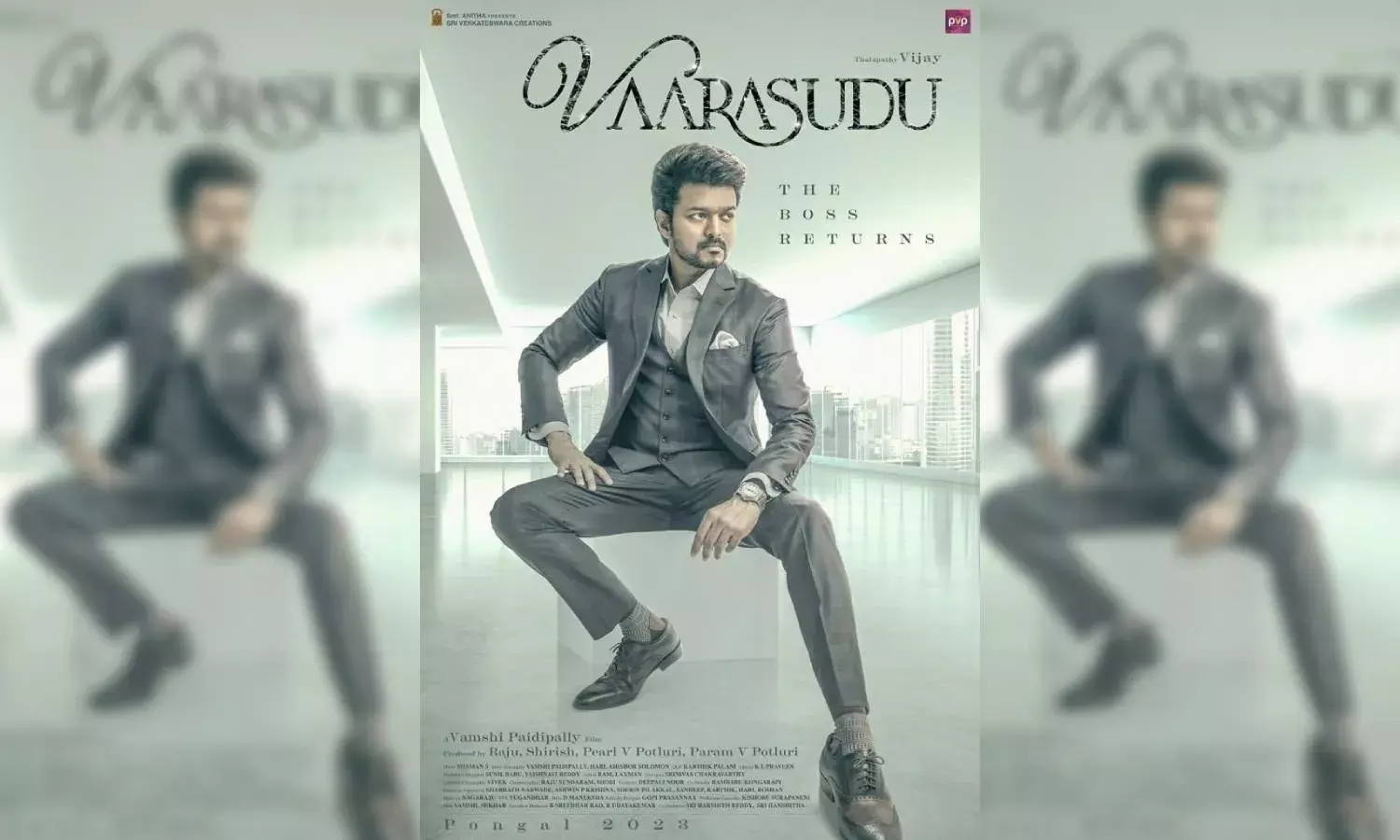 The Boss Returns: Heres Thalapathy Vijays first look from his upcoming film Vaarasudu