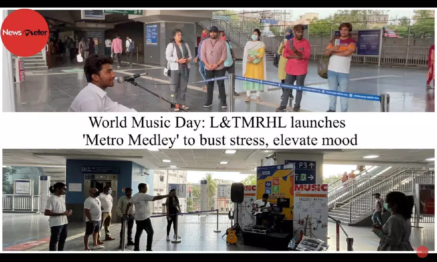 World Music Day: L&TMRHL launches Metro Medley to bust stress, elevate mood