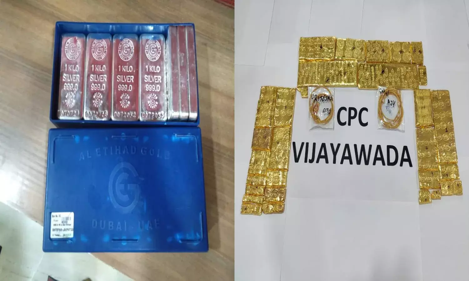 Vijayawada Customs foil smuggling bid, seize gold worth Rs 5.8 Cr; 5 held